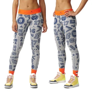 adidas Stellasport Climawarm Leggings Stella McCartney Long Tight Warm Gym Pants - Picture 1 of 7