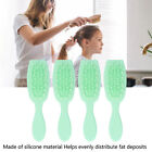 4pcs Deep Cleansing Shampoo Brush Soft Silicone Reduce Itching Exfoliating S GHB