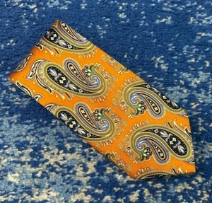 Corbata Cape Cod Neckwear Naranja Verde Beige Azul Taupe Negro Blanco Paisley - Imagen 1 de 6