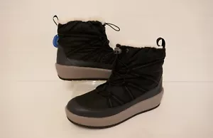 NEW CLARKS CLOUDSTEPPERS STEP NORTH HI BLACK TEXTILE WINTER ANKLE BOOTS UK 4.5D - Picture 1 of 17