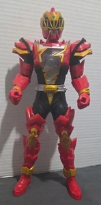 Figura Power Rangers Dino Fury 12" Spiral Strike Red Ranger se enciende. - Imagen 1 de 4