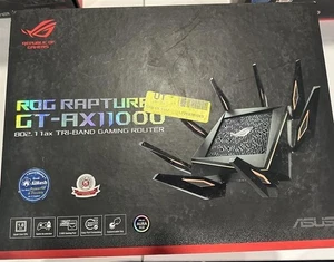 ASUS ROG Rapture GT-AX1100 802.11ax Tri-Band Gaming Router*90IG04H0-MA1G0V* - Picture 1 of 5