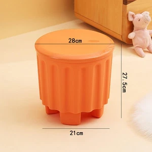 Storage Ottoman Vanity Chair Foot Rest for Living Room Balcony Bedroom - Picture 1 of 7