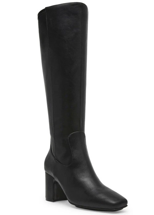 Botas de vestir Anne Klein para mujer Toronto punta cuadrada hasta la rodilla 8,5 M negras Foto 1 de 4