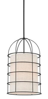 Minka Lavery 2154 Gateway Park 4 Light 14"W Cage Pendant - Coal - Image 1 of 3