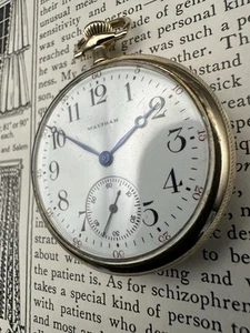 1918 Waltham Riverside 19j 12s Pocket Watch Serviced Runs Great - Picture 1 of 21