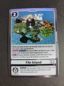 File Island (Limited Foil) EX9-072 Uncommon Digimon Versus Monster - Picture 1 of 2