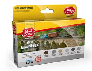 AMMO Rail Center 1022 - Set 6 colori acrilici per ponti in pietra. - Imagen 1 de 1