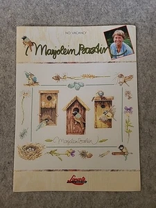 Marjolein Bastin No Vacancy Bird House Cross Stitch Pattern Lanarte Leaflet 3168 - Picture 1 of 5
