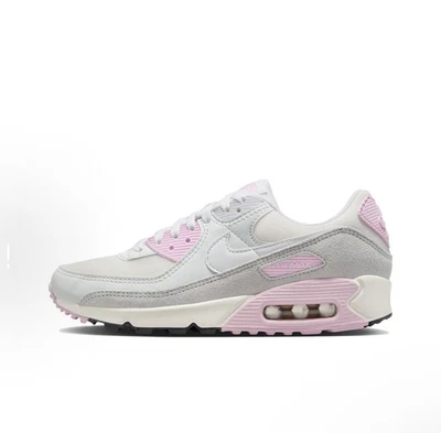 Mujer Nike Air Max 90 "Espuma Rosa" Multi Tallas Gris Blanco (FN7489 100) NUEVO Foto 1 de 4
