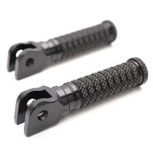 Black CNC Front Foot Pegs POLE For CB500F 14 15 16 17 18 19 20 21 22 - Picture 1 of 6