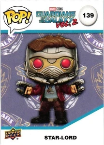 STAR LORD GUARDIANS GALAXY #139 2023 UD Marvel FUNKO Trading Collectible Card - Picture 1 of 2