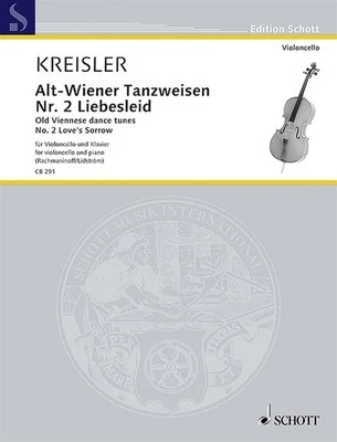 Alt-Wiener Tanzweisen Book [Softcover] Cello and Piano Schott Music - Image 1 of 3