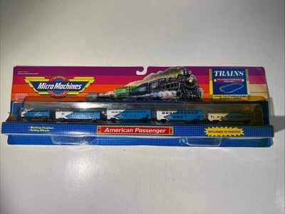 Tren de pasajeros americano 1989 micro máquinas de colección incluye 10 vías nuevo Foto 1 de 4