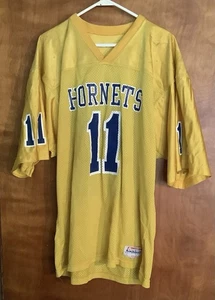 Vintage Oakfield Alabama Football Jersey Betlin USA Yellow NY - Picture 1 of 8