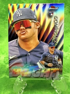 Jasson Dominguez Refractor - Future So Bright - 2024 Topps Finest #FSB-1 Yankees - Picture 1 of 11