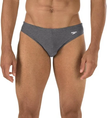 NUEVO - SPEEDO POWERFLEX ECO - 1" EN LA CADERA - GRIS JASPEADO - TALLA 30 - NUEVO SIN ETIQUETAS Foto 1 de 4