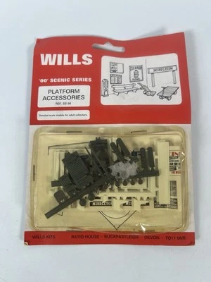 Wills OO Scenic Series Platform Accessories SS 68 Factory Sealed - Image 1 of 4