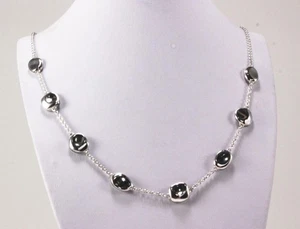 IPPOLITA CLASSICO PEBBLE 925 STERLING SILVER 8-STATION BEADED NECKLACE - Picture 1 of 5