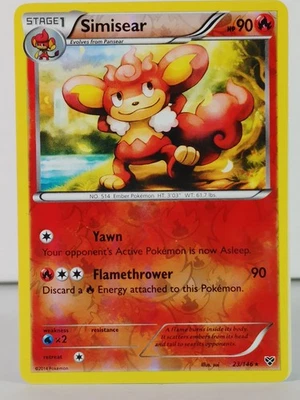 Simisear - POKEMON - XY Base 23/146 - Reverse Holo - LP -E - Image 1 of 4