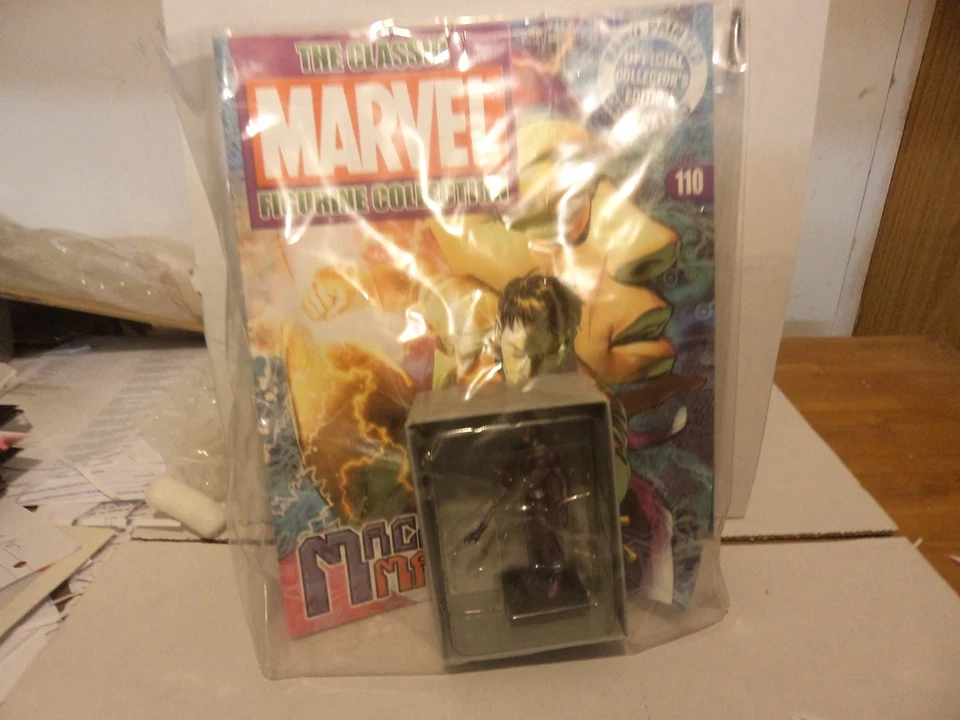 CLASSIC MARVEL FIGURINE COLLECTION #110 MACHINE MAN NEW IN BAG - Image 1 of 1