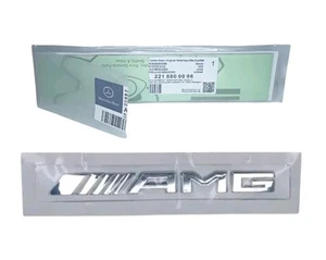 NEW OEM MERCEDES-BENZ AMG EMBLEM A 221 880 00 86 - Picture 1 of 5