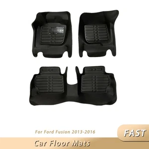 Alfombrillas de coche personalizadas resistentes a las manchas forro impermeable para Ford Fusion 2013-2016 - Imagen 1 de 16