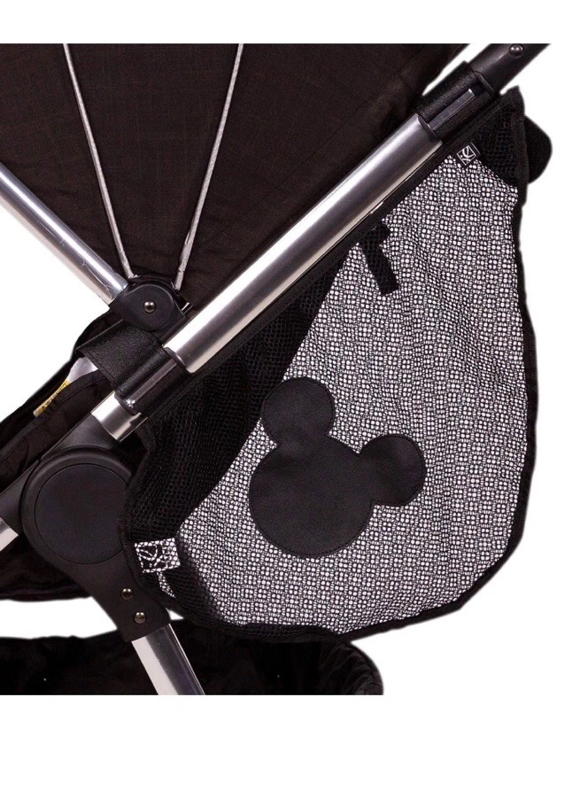Red de Carga Disney Baby by Side Sling, Organizador y Almacenamiento para Cochecitos, Mickey Negro Foto 1 de 1