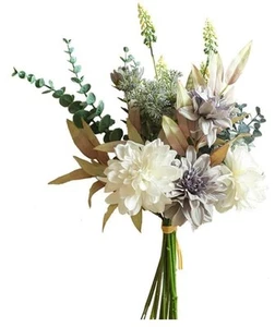 Artificial Flowers Fake Flowers Silk Flower Arrangements Wedding Bouquets Dec... - Picture 1 of 1