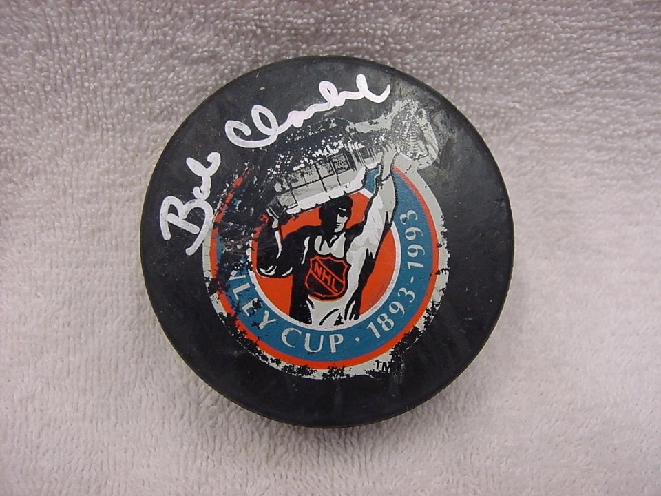 DULCE Bob Clarke Auto'd 100th Ann Stanley Cup Puck, Philadelphia Flyers, ¡BONITO! Foto 1 de 1