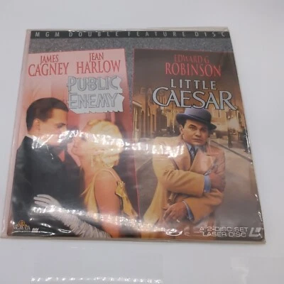 Public Enemy & Little Caesar Laserdisc LD James Cagney  Edward Robinson  - Image 1 of 2