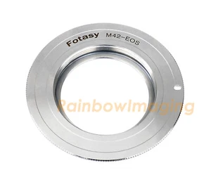 M42 Screw Mount Lens to Canon EF EF-S DSLR Adapter 1D 1Ds 5D 6D 7D II III IV - Picture 1 of 6