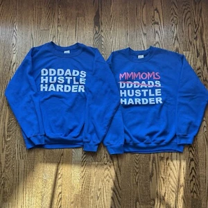 Tri Delta Sorority Sweatshirts DADS Size Large and MOMS Size Medium - Picture 1 of 7