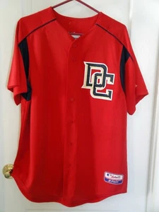 Authentic Majestic Washington Nationals DC rot Baseball Trikot Größe Large - Bild 1 von 5