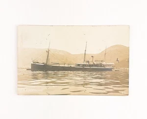 Postal Naval Que Representa El Buque Real Garigliano Circulada Año 1911 - Imagen 1 de 2