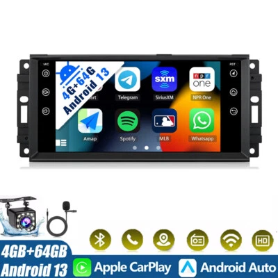 Carplay Für Jeep Dodge Chrysler 7" Android13 Autoradio GPS Navi WIFI BT SWC BT - Bild 1 von 4