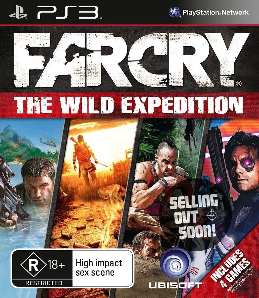 Far Cry The Wild Expedition PS3 *RARE *NEW *OZI Game *4 Farcry Games Compilation - Image 1 of 1