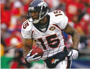 Denver Broncos Brandon Marshall Signed Photo 8x10 COA - Picture 1 of 1