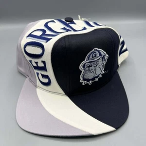 De colección Georgetown Hoyas Sombrero Hombres Negro Blanco Gris NCAA Gorra Trasera a Presión Nuevo - Imagen 1 de 8