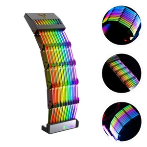 5 V RGB Extension Cable Neon Glowing Lines Computer Power Cord - Afbeelding 1 van 12