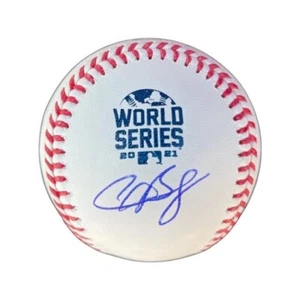 Alex Bregman Signed Autographed 2021 World Series OML Baseball Beckett - Picture 1 of 2