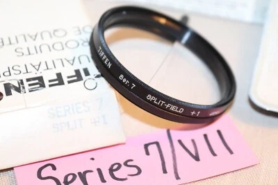 NOS TIFFEN Series 7 VII 54mm Thread SPLIT FIELD +1 FILTER Ser 7 Split Diopter +1 - Image 1 of 4