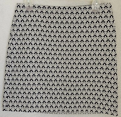 Talbots Womens Skirt Size 12P 12 Petite Blue White NEW - Image 1 of 4