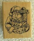 Santa with Gifts. Parcels..Rubber Stamp. Retired .Decoupages Well .INKADINKADO