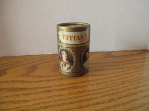 Vintage Italy Gold Tipped Matches Women in Titan's Paintings Matchbox - Picture 1 of 9