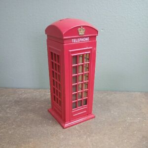London Telefonzelle Geldbox, Sparschwein 15 cm hoch Telefonbox