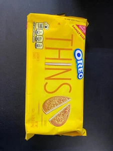OREO Thins Golden Sandwich Cookies, Family Size, 11.78 oz - Picture 1 of 2