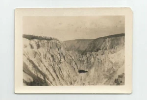 Foto Vintage del Gran Cañón del Río Yellowstone 3,5x2,5 pulgadas Parque Nacional WY - Imagen 1 de 2
