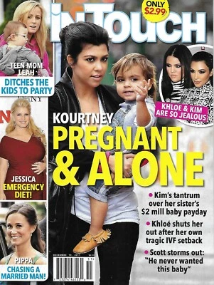 In Touch Magazine Kourtney Kardashian Teen Mom Jessica Simpson Pippa Middleton . Foto 1 de 4