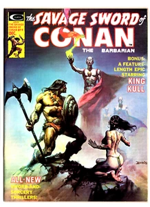 THE SAVAGE SWORD OF CONAN #9 VF- MARVEL COMICS 1975 BRONZE AGE BORIS P MARCOS - Picture 1 of 2